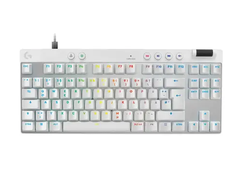 Клавиатура, Logitech PRO X TKL RAPID - WHITE - US INT`L - EMEA28i-935