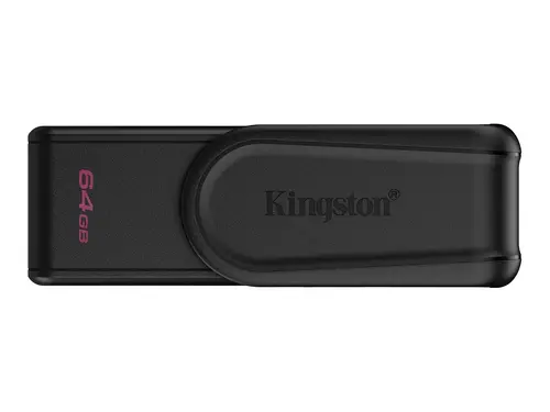 Kingston  64GB Portable USB 3.2 Gen 1 DataTraveler Exodia S (Black/Black)