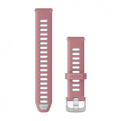 Garmin Бързоосвобождаваща се каишка - Pink/Whitestone с Silver (18 мм) 010-11251-A5 Garmin Бързоосвобождаваща се каишка - Pink/Whitestone с Silver (18 мм) 010-11251-A5