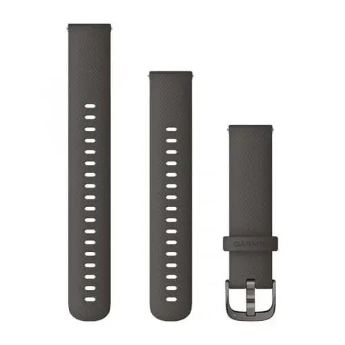 Garmin Бързоосвобождаваща се каишка - Graphite с Slate (18 мм) 010-12932-0E Garmin Бързоосвобождаваща се каишка - Graphite с Slate (18 мм) 010-12932-0E