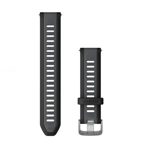 Garmin Бързоосвобождаваща се каишка - Black/Slate grey (20 мм) 010-11251-AG Garmin Бързоосвобождаваща се каишка - Black/Slate grey (20 мм) 010-11251-AG