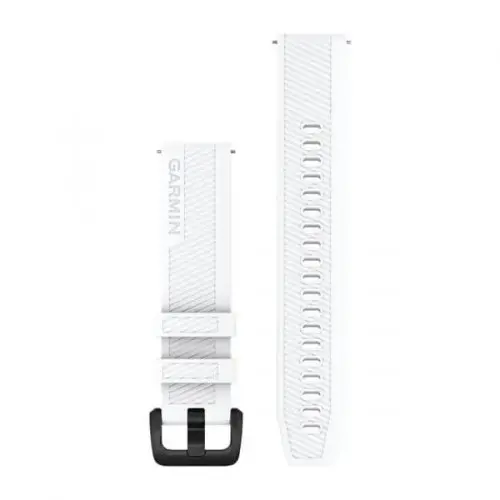 Garmin Бързоосвобождаваща се каишка - White (20 мм) 010-13076-02 Garmin Бързоосвобождаваща се каишка - White (20 мм) 010-13076-02