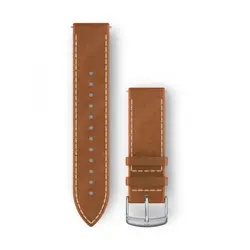 Garmin Бързоосвобождаваща се каишка (20 мм) - Tan Italian Leather с Silver 010-12691-0A