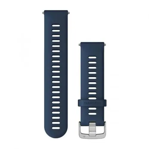 Garmin Бързоосвобождаваща се каишка - Tidal Blue с Silver (22 мм) 010-11251-3D Garmin Бързоосвобождаваща се каишка - Tidal Blue с Silver (22 мм) 010-11251-3D