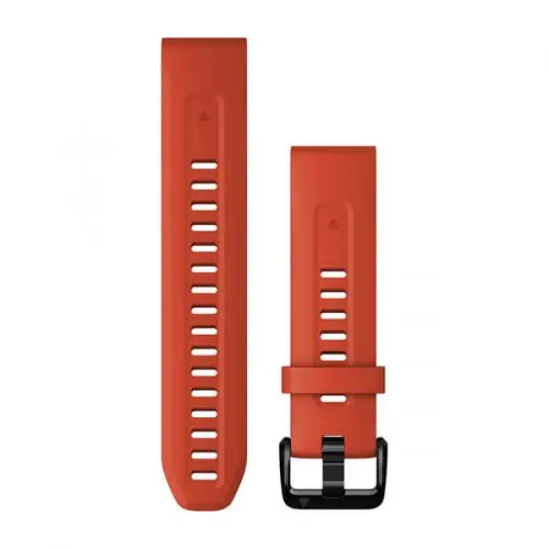 Garmin QuickFit® 20 Flame Red силоконова каишка (fenix 7S) 010-13102-02 Garmin QuickFit® 20 Flame Red силоконова каишка (fenix 7S) 010-13102-02