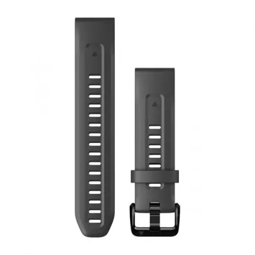 Garmin QuickFit® 20 Graphite силоконова каишка (fenix 7S) 010-13102-01 Garmin QuickFit® 20 Graphite силоконова каишка (fenix 7S) 010-13102-01