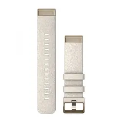 Garmin QuickFit® 20 Cream Heathered Nylon с Cream Gold каишка (fenix 7S) 010-13102-07