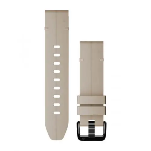 Garmin QuickFit® 20 Limestone кожена каишка (fenix 7S) 010-13102-06 Garmin QuickFit® 20 Limestone кожена каишка (fenix 7S) 010-13102-06