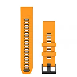 Garmin QuickFit® 22 Spark Orange/Graphite силиконова каишка 010-13392-01