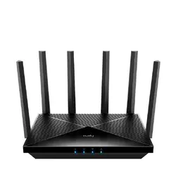 Безжичен рутер Cudy WR11000, BE11000 Tri Band Wi-Fi 7, 4x2.5Gbps порт, 6x5dBi антени