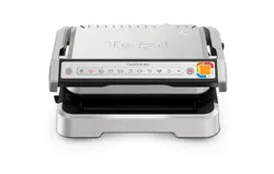Барбекю, Tefal GC774D30 Optigrill 4In1 Inox, (Grill, Bbq, Oven, Complete Meal), 600Cm2 Cooking Surface, Automatic Cooking Sensor, 9 Automatic Programs, 3 Adjustable Temp., Cooking Level Indicator, Non-Stick Die-Cast Alum. Plates