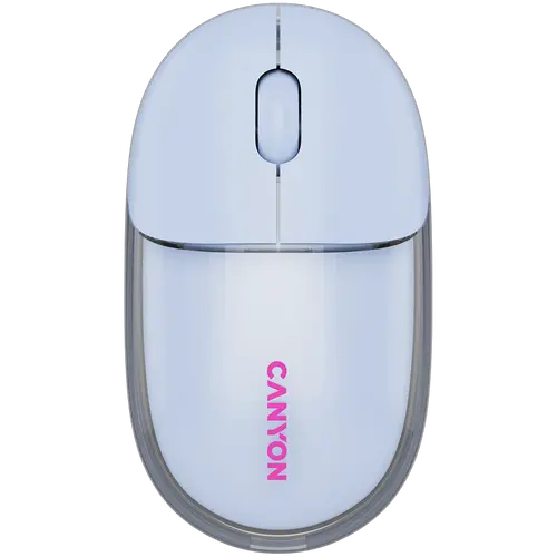 CANYON mouse OnClick 24 BT/ Wireless Transparent/Blue