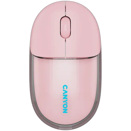 CANYON mouse OnClick 24 BT/ Wireless Transparent/Pink