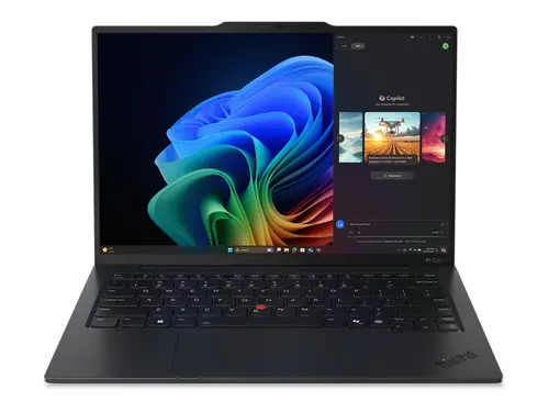 Лаптоп, Lenovo ThinkPad X1 Carbon G13 Aura Intel Core Ultra 7 258V (up to 4.8GHz, 12MB), 32GB LPDDR5x-8533, 1TB SSD, 14" WUXGA (1920x1200) IPS, AG, Touch, NPU up to 47 TOPS, 8MP&IR Cam, WLAN, BT, WWAN, 3 cell, FPR, Win11Pro, 3Y Premier Лаптоп, Lenovo ThinkPad X1 Carbon G13 Aura Intel Core Ultra 7 258V (up to 4.8GHz, 12MB), 32GB LPDDR5x-8533, 1TB SSD, 14" WUXGA (1920x1200) IPS, AG, Touch, NPU up to 47 TOPS, 8MP&IR Cam, WLAN, BT, WWAN, 3 cell, FPR, Win11Pro, 3Y Premier