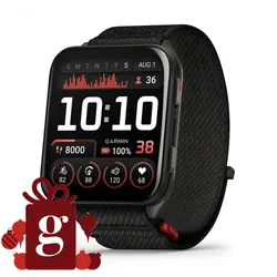 Garmin Venu® X1 - Venu® X1 -  Black с Slate титаниев заден капак и Black ComfortFit найлонова каишка 010-02980-02