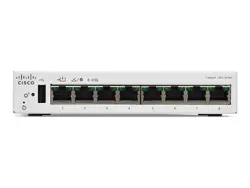 Комутатор, Cisco Catalyst 1200 8-port GE, Desktop, Ext PS, PoE Input