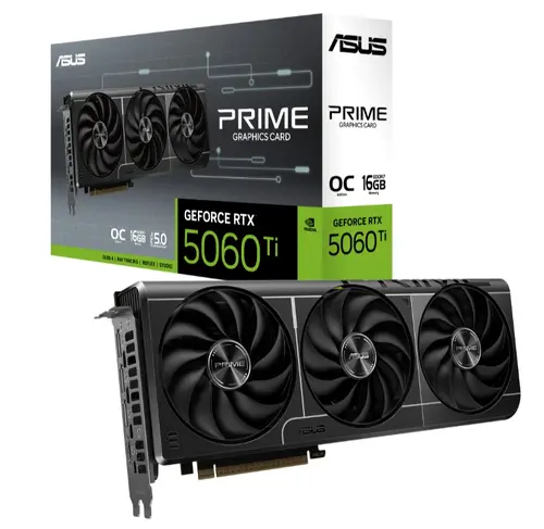 Видео карта, Asus Prime GeForce RTX 5060 Ti 16GB GDDR7 OC