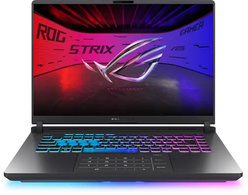 Лаптоп, Asus Strix G16 G615LM-S5076, Intel Ultra 9 275HX 2.7 GHz (36MB Cache, up to 5.4 GHz, 24 cores),16.0 WQXGA(2560X1600),16:10 Bend+500nits, AG,240Hz,DDR5 32GB ( 16GB DDR5-5600 SO-DIMM *2 ) ,1TB , RTX 5060  8GB GDDR7,Wi-Fi 7 ,Backlit Kbd 1-Zone, Eclipse Gray