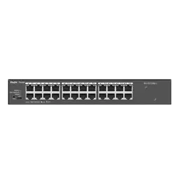 Комутатор Ruijie RG-ES124G-L, 24 x GbE, метален, настолен