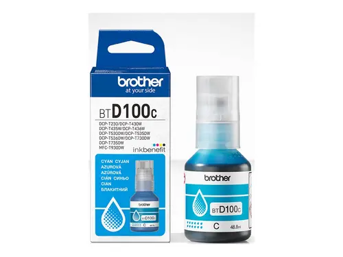 Консуматив, Brother BT-D100C Cyan Ink Bottle