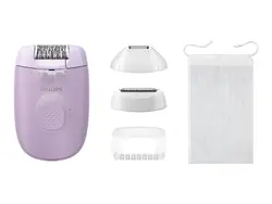 PHILIPS Епилатор Series 4000 За тялото и бикини линията +4 приставки цвят лилав