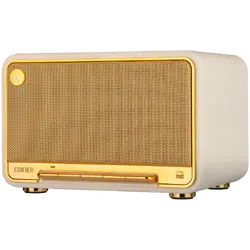Edifier D32 2.1 Speaker, BT V5.3, Wi-Fi, AUX, USB-C, 1x 4-inch Midrange Driver, 2x 1-inch Tweeters, 60W (RMS), White