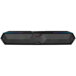 Edifier MG300 Soundbar, BT V5.3, USB, AUX, 2x 52mm Drivers, RGB Lighting, 5W (RMS), Black