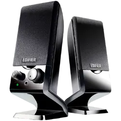 Edifier M1250 2.0 Audio System, USB, AUX, 1.2W (RMS), Volume Control, Black