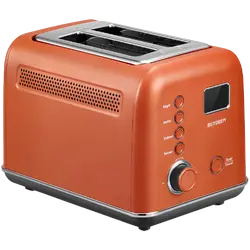 BUYDEEM 2 Slice Automatic Metal Toaster, model DT730E, color Koi Red, EU