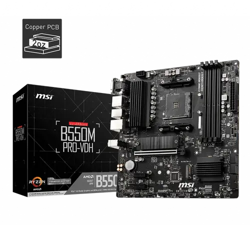 Дънна платка, MSI B550M PRO-VDH /AM4