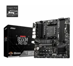 Дънна платка, MSI B550M PRO-VDH /AM4