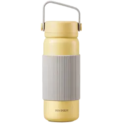 BUYDEEM Tea Infuser Thermos Bottle 400 ml, model CD1011, color Mellow Yellow