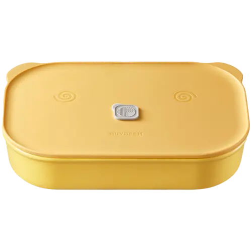 BUYDEEM Bento Lunch Box 1L, model CT3008, color Mellow Yellow