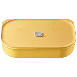 BUYDEEM Bento Lunch Box 1L, model CT3008, color Mellow Yellow