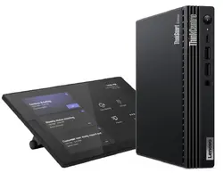 Конферентни решения, Lenovo ThinkSmart Tiny Kit+VESA Mount Intel Core i3-13100T (up to 4.2GHz, 12MB), 2x 8GB DDR4-3200, 256GB SSD, Intel UHD Graphics, WLAN, BT, ThinkSmart Controller, Win11 IoT Enterprise for Collaboration, 1Y Premier Support