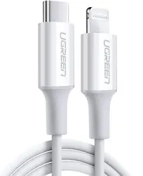 КАБЕЛ USB-C/Lightining MFI, 1М UGREEN - БЯЛ