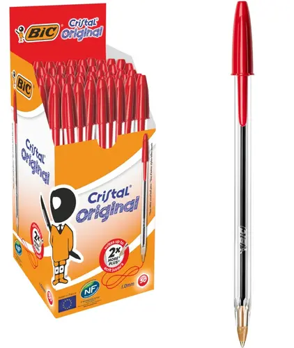 ХИМИКАЛ CRISTAL MEDIUM ЧЕРВЕН 50 BIC