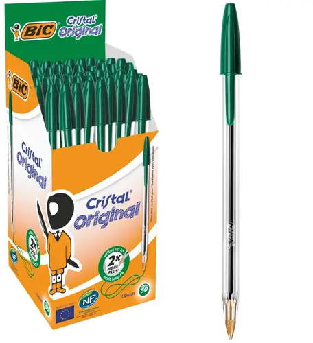 ХИМИКАЛ CRISTAL MEDIUM ЗЕЛЕН 50 BIC