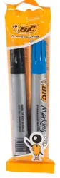 КОМПЛЕКТ ПЕРМАНЕНТЕН МАРКЕР ЧЕРЕН + СИН БЛ2 BIC